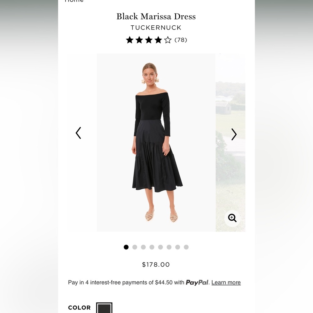 TUCKERNUCK Black Marissa Dress